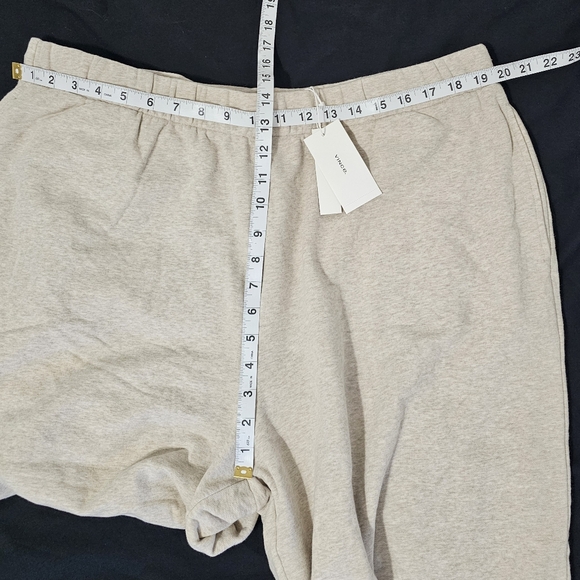 NWT Vince Lounge Sweatpants XXL Oatmeal Beige Cotton Blend Relaxed Fit $225 Msrp - Picture 7 of 8